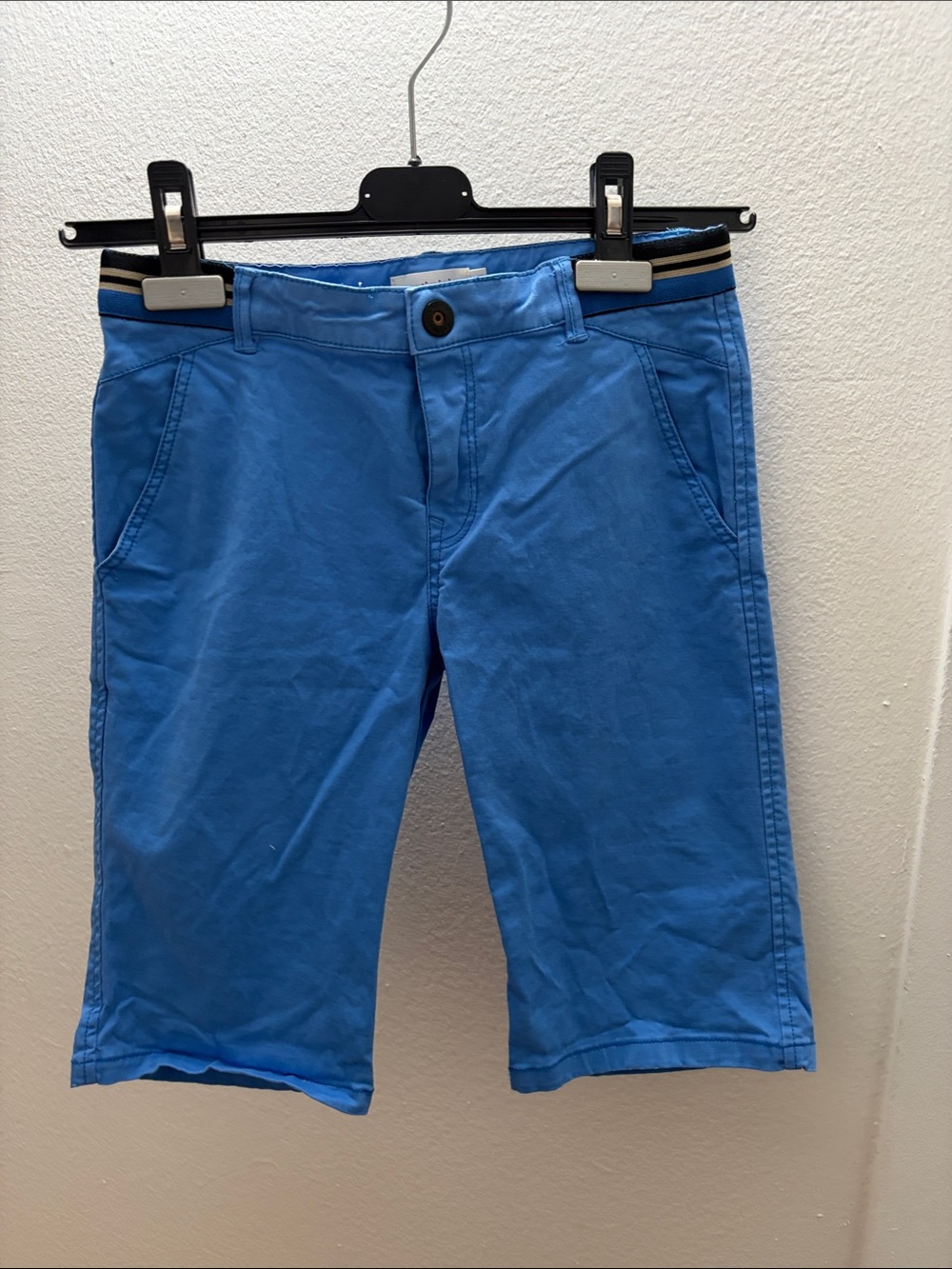 Catimini Bright Blue Flat-Front Shorts for boys size 10